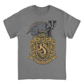 Harry Potter Hufflepuff Mascot Emblem Charcoal T-Shirt