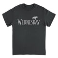 Wednesday Wednesday Logo Gray Black T-Shirt