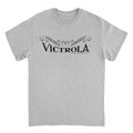 Victrola Black Text Retro Record Company Sport Grey T-Shirt
